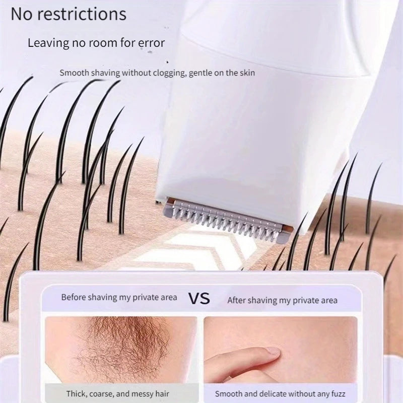 3-in-1 Waterproof Electric Hair Trimmer for Women