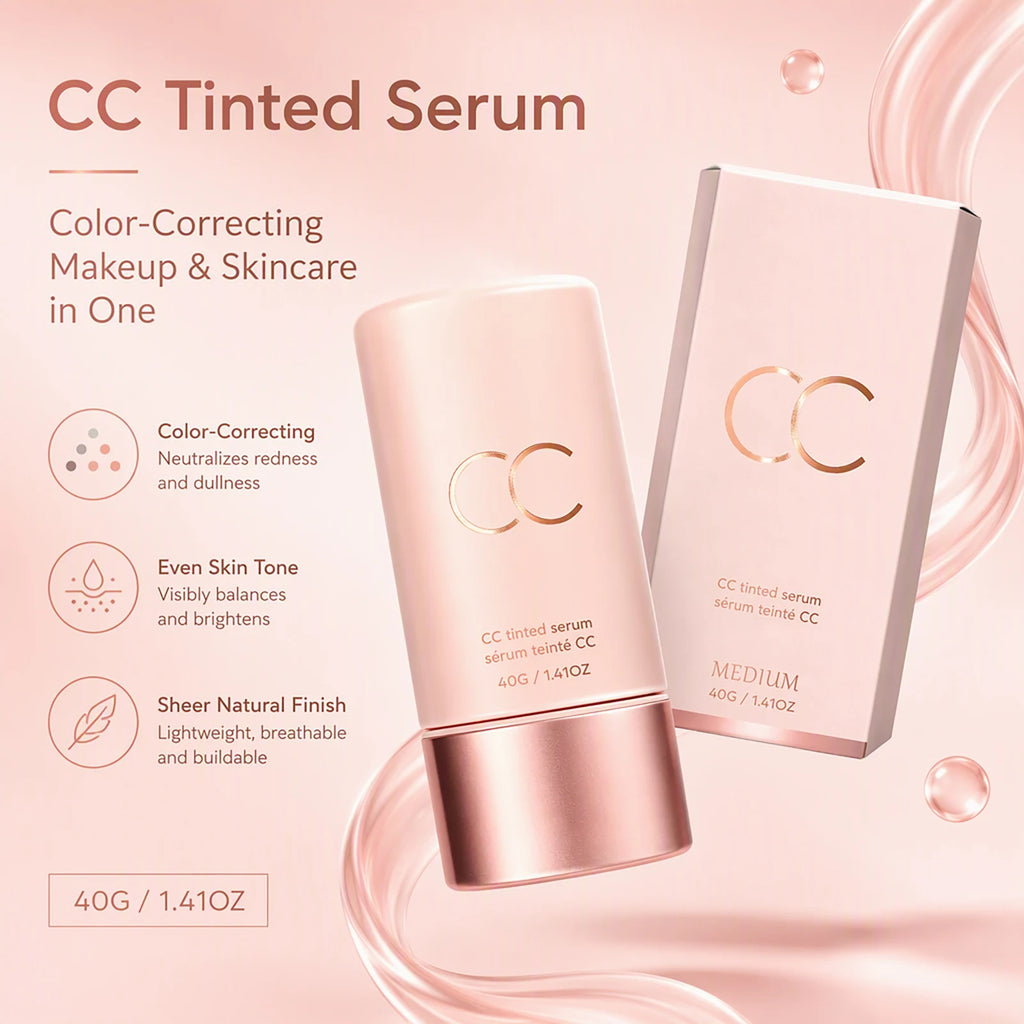 CC Color Correcting Cream Lightweight Smooth No Caking Even Tone Natur ...