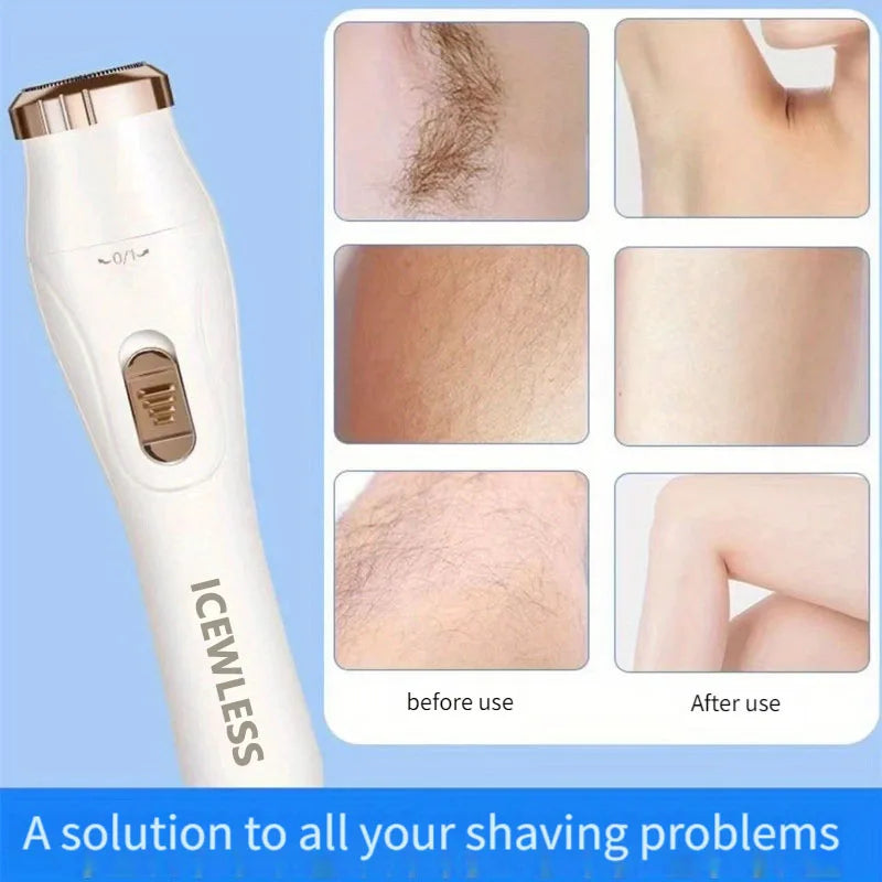 3-in-1 Waterproof Electric Hair Trimmer for Women