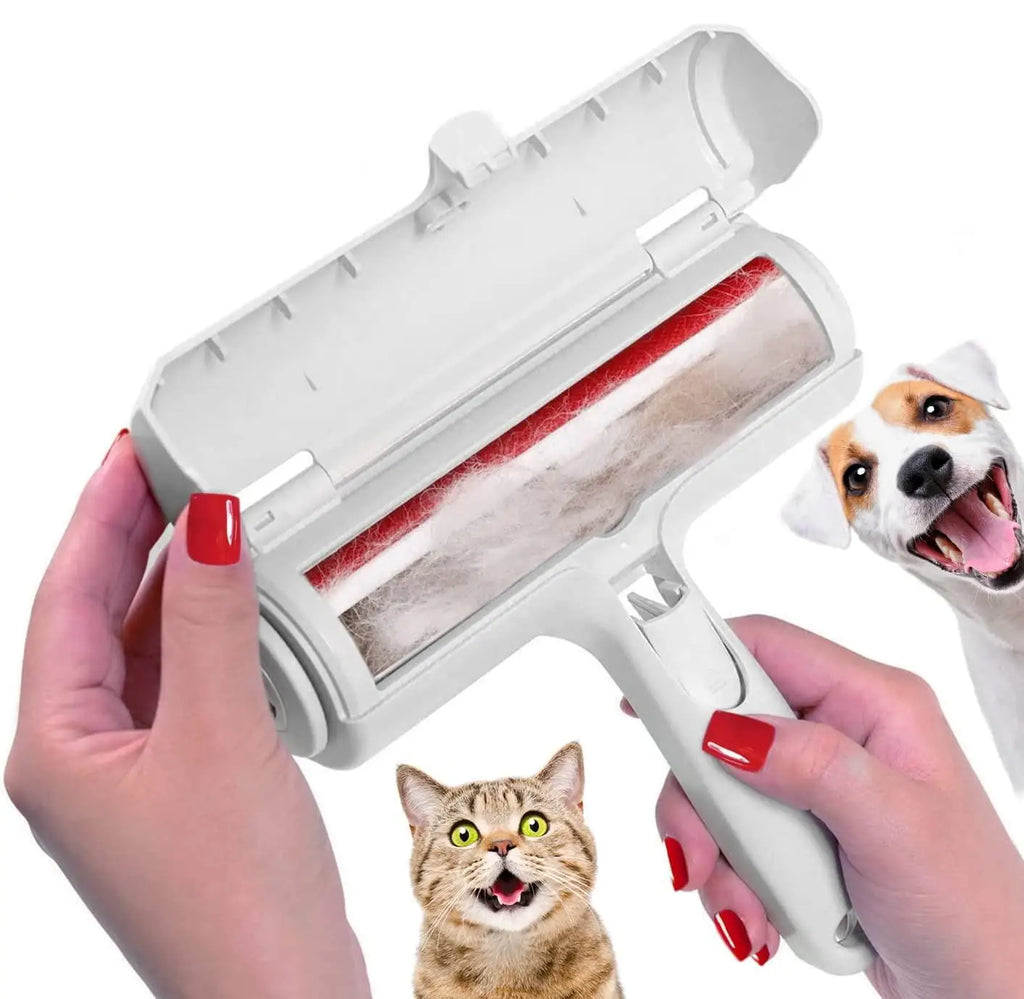 Pet Hair Remover Roller - Dog & Cat Fur Remover with Self-Cleaning Bas ...